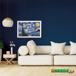 Set margele de calcat Beedz Art - Noapte instelata de Van Gogh - Img 4