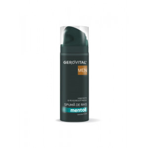 Spumă de ras Mentol Gerovital Men 200 ml - Img 1