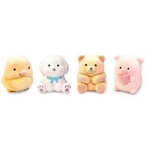Squishy cu material catifelat, 4 modele asortate (12 buc/display) - Img 2