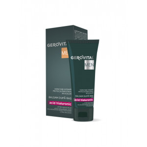 Balsam după ras cu Acid Hialuronic Gerovital Men 100 ml - Img 1