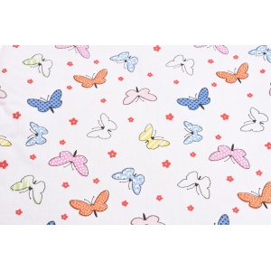 Cearsaf patut 120x60 cm bumbac 100% model fluturasi - Img 3