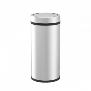 Cos gunoi din inox cu capac batant capacitate 32 L