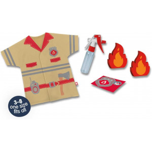 Costum de pompier cu accesorii pentru copii - Img 4