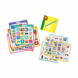 Joc bingo de copii cu stickere - set de calatorie - Img 2