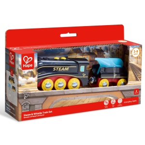 Jucarie – Tren cu aburi si fluier
