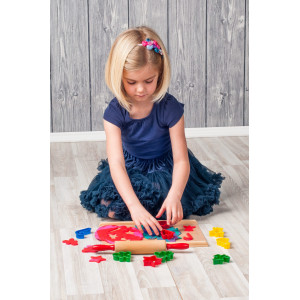 Jucarie din lemn - Accesorii de bucatarie cu forme de biscuiti - Img 2