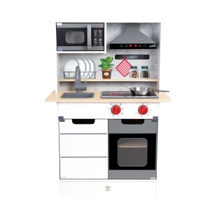 Jucarie din lemn - Set de joaca pentru copii, bucatarie Super Serve - Img 8