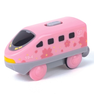 Jucarie - Locomotiva roz alimentata cu baterii - Img 2