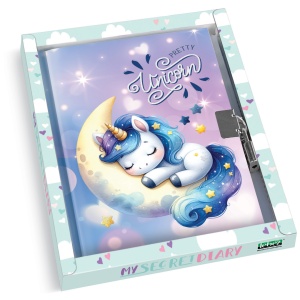 Jurnal Pretty Unicorn, cu cutie cadou, 80 de pagini, 13 x 18 cm (6 buc/display) - Img 2