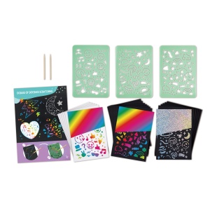Kit de creat tablouri prin razuire pentru copii - 26 piese - Img 4