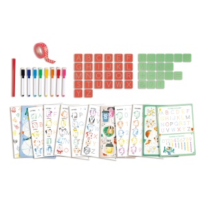 Kit de invatare copii cu litere si numere - 66 piese - Img 3