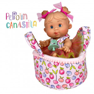 Papusa Nines D'Onil, Colectia Pepotin Canastilla, cu miros de vanilie, 21 cm - Img 2