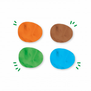 Plastilina colorata vegana pentru copii SES Nature 4 x 90 gr - Img 3