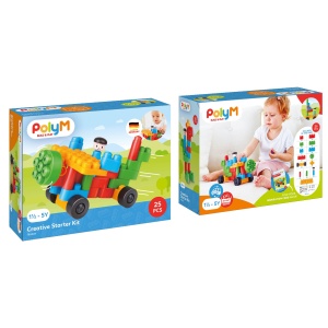 PolyM - Kit de pornire creativ (25 piese) - Img 1