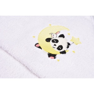 Prosop de baie, bumbac 100%, Model Panda, 75x75 cm - Img 2