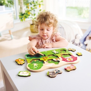 Puzzle din lemn – Animale de la ferma - Img 3