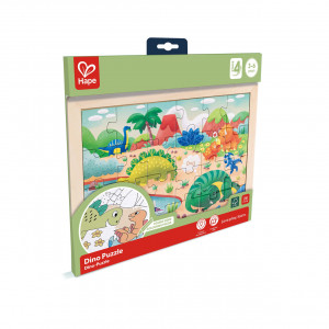 Puzzle din lemn - Dinozauri (26 piese) - Img 1