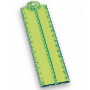 Rigla pliabila si extensibila din plastic transparent – 15–30 cm, 3 culori, in borcan de 24 bucati - Img 3