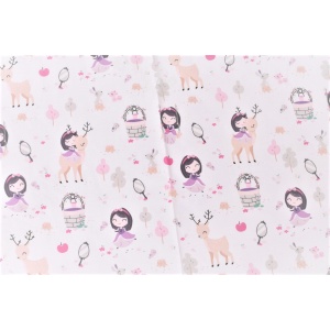 Saculet de dormit gros, bumbac 100%, model fetite 6-12 luni - Img 2