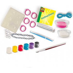 Set creativ copii - Creez bijuterii din plastilina - Img 4