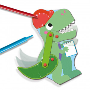 Set creativ de jucarie pentru copii - Tanarul inginer, dinozauri - Img 4