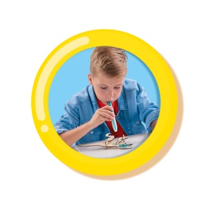 Set creativ - Desenez dinozauri din lemn cu markere cu aerograf - Img 10