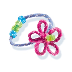Set creativ pentru copii - Bratari cu margele, sclipici si accesorii decorative - Img 9
