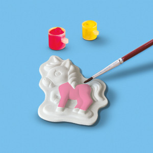 Set creativ pentru copii cu mulaj si pictura - Baby unicorn - Img 5
