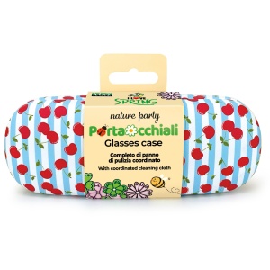 Toc pentru ochelari Nature Party cu laveta din microfibra, 4 modele asortate (8 buc/display) - Img 2