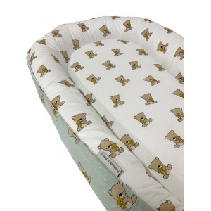 Baby Nest Deluxe - Ursuleți Cuibul Perfect pentru Somnul și Joaca Bebelușului Tău - Img 4