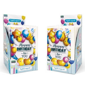 Felicitare 3D Zi de nastere, cu modele asortate, cu detalii in relief, aurii si sclipici pe exteriorul felicitarii - 11.5 x 19 cm (32 buc/display) - Img 11