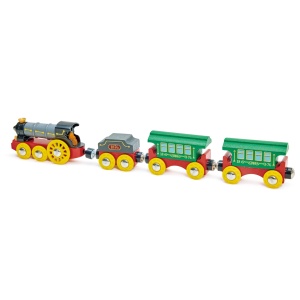 Jucarie – Tren cu aburi retro cu lumini si sunete - Img 3
