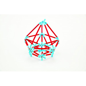 Jucarie din bambus Flexistix - Constructor creativ (133 piese) - Img 4