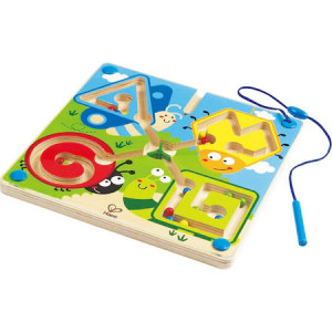 Jucarie din lemn - Labirint magnetic insecte - Img 3
