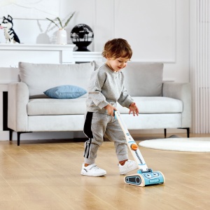 Jucarie din lemn - Set aspirator pentru copii (7 piese) - Img 4