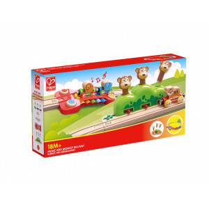 Jucarie din lemn - Sina de tren muzicala Jungla (19 piese) - Img 3