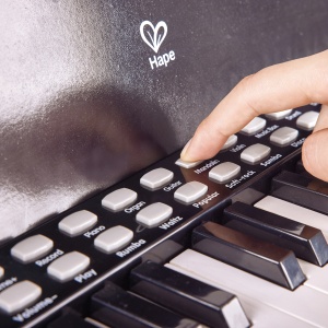 Learn with Lights Black Piano with Stool - Img 5