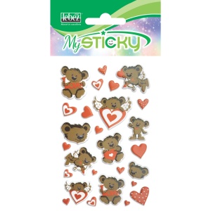 My Sticky 3D Love, 6 modele asortate (48 pachete/display) - Img 7