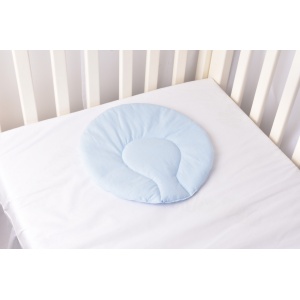 Pernuta plata rotunda, 30x30 cm, bumbac 100%, culoare bleu - Img 2