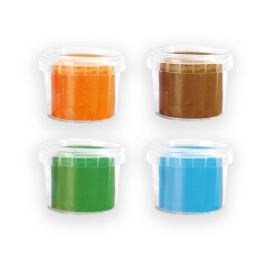 Plastilina colorata vegana pentru copii SES Nature 4 x 90 gr - Img 5