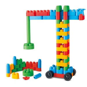 PolyM - Kit de constructor creativ pentru copii (80 piese) - Img 3