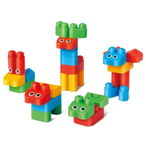 PolyM - Set constructie gradina zoologica pentru copii (31 piese) - Img 3
