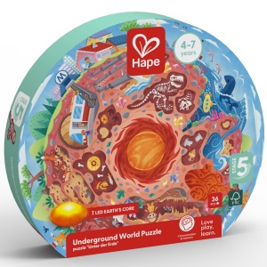 Puzzle copii arheologie, cu lumini led (38 piese) - Img 3