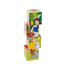 Puzzle din lemn cuburi - Basme 4 x 5 - Img 3
