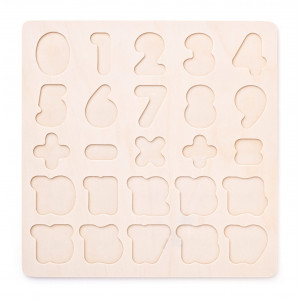 Puzzle din lemn - Matematica, numere - Img 2
