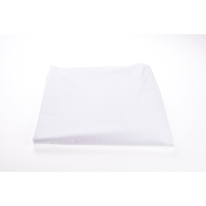 Set 3 cearsafuri galben crem si model buburuze + protectie impermeabila patut 90x40 50 cm - Img 2