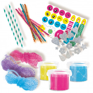Set copii de creat animale din plastilina cu accesorii si sclipici - Img 2