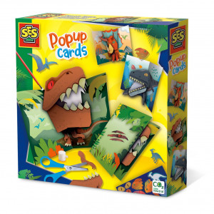 Set creativ - Carduri pop-up dinozauri - Img 1