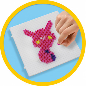 Set creativ copii Beedz – Margele de calcat Funpins animale - Img 4