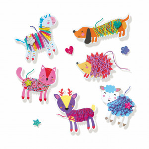 Set creativ - Imbraca animale cu ata - Img 3